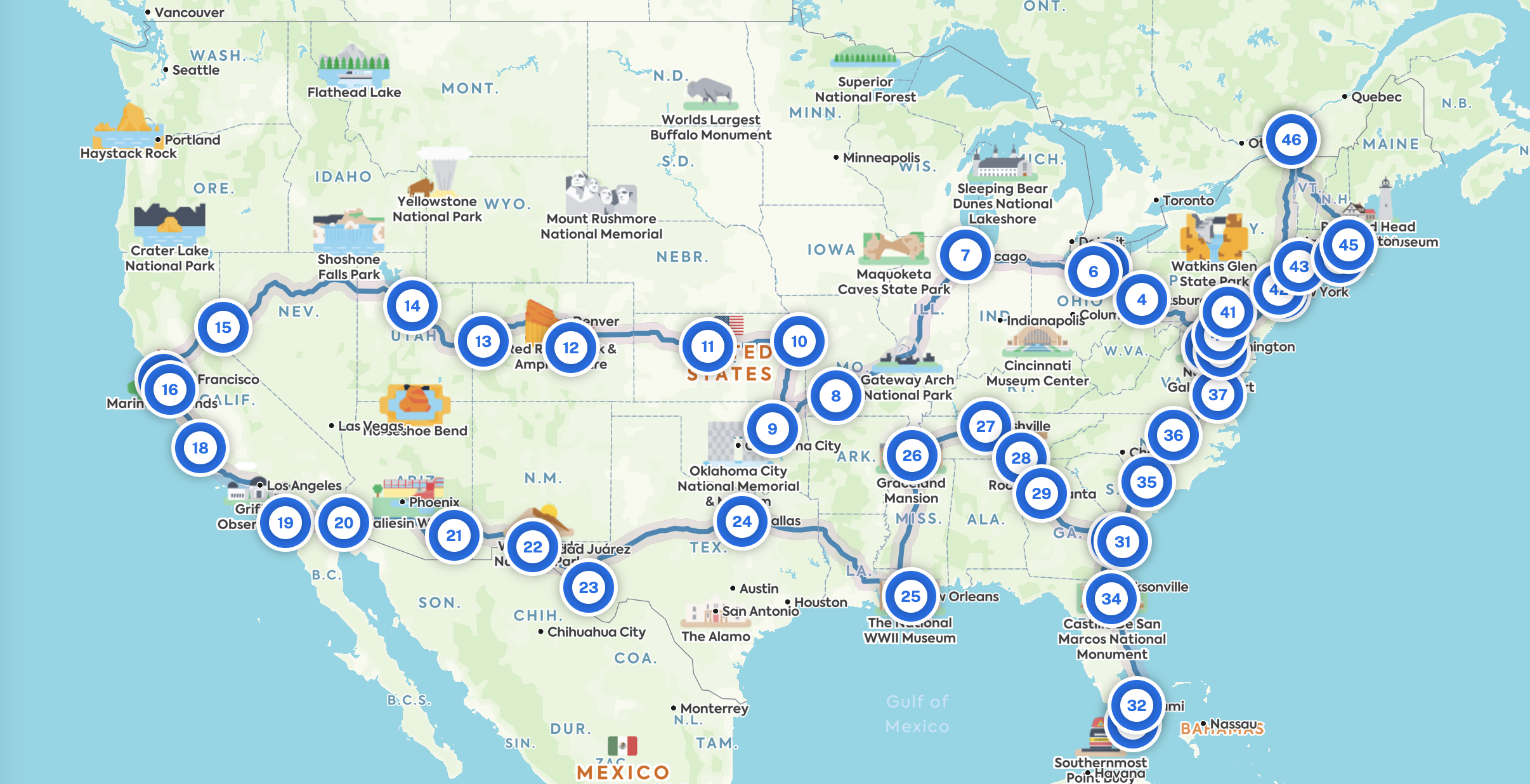 roadtrip usa 2024